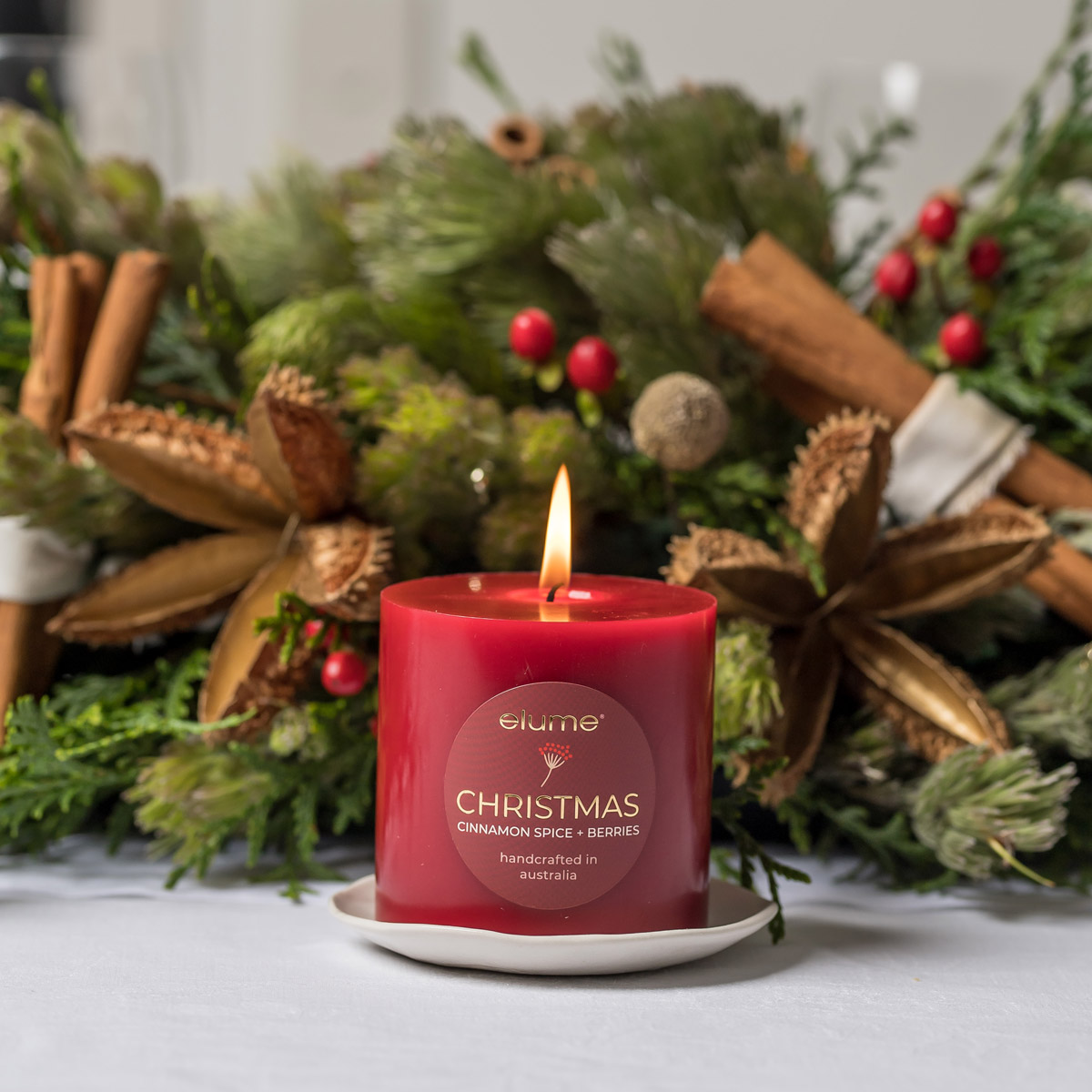 Pillar Cinnamon Spice & Berries 3x3 - Image 7
