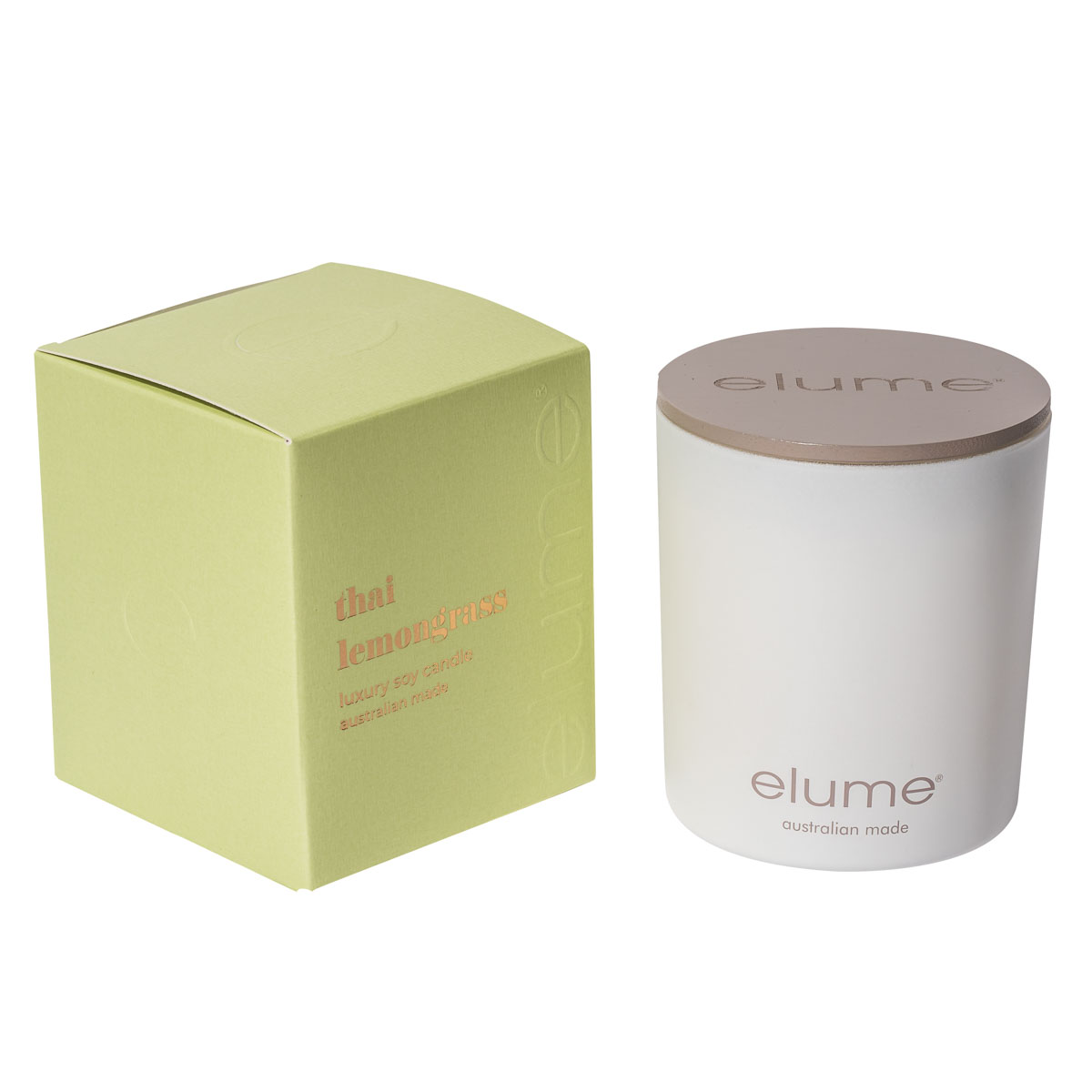 Elume - Lemongrass & Bergamot Soy Candle