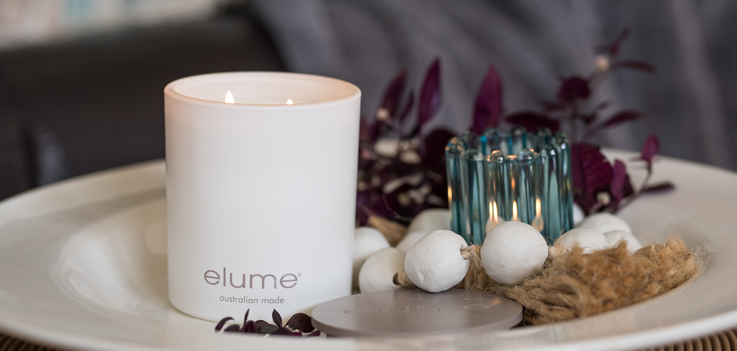 Elume Luxury Soy Candle Display