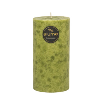 Elume Pillar Candle Lemongrass Scented 3x6