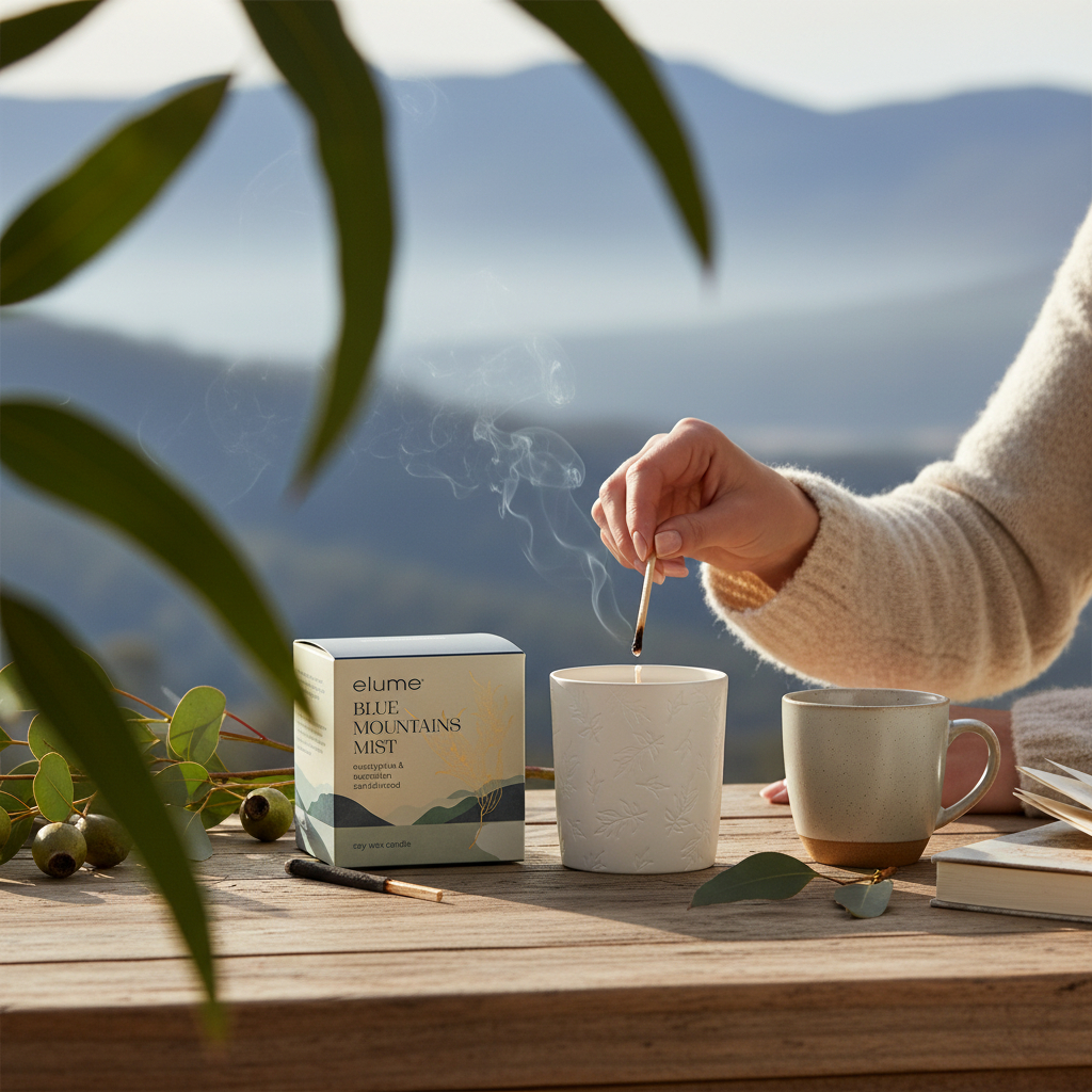 Blue Mountains Mist Soy Candle - Image 6