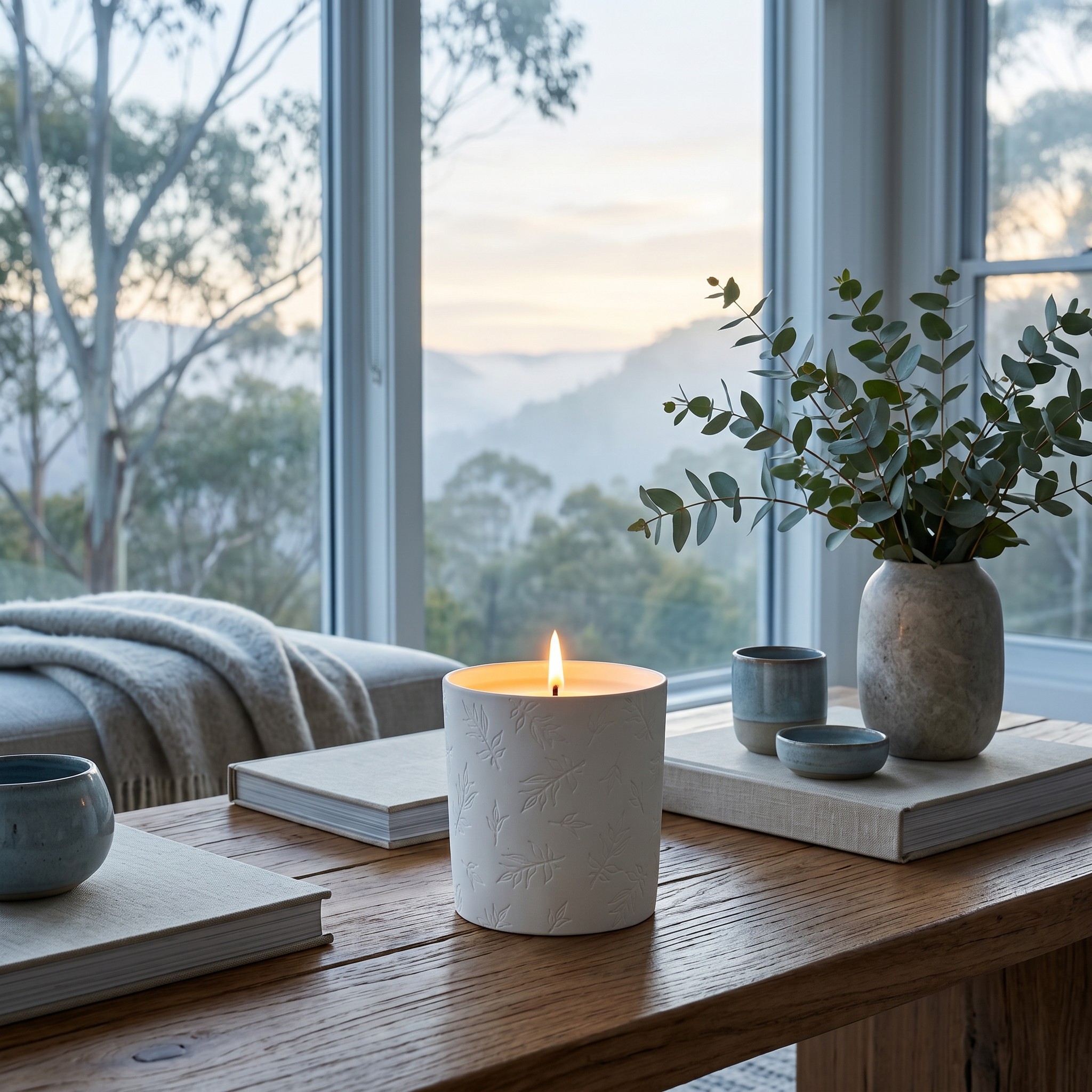 Blue Mountains Mist Soy Candle - Image 8