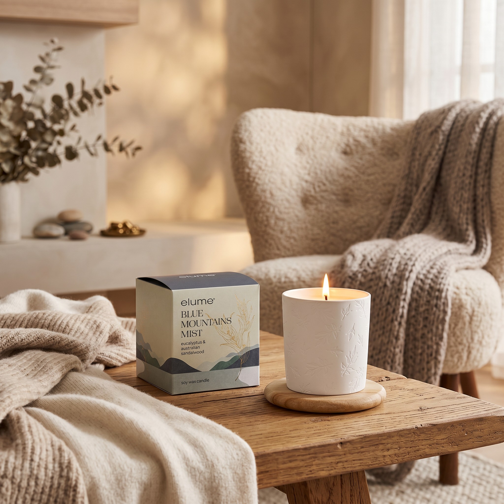Blue Mountains Mist Soy Candle - Image 7