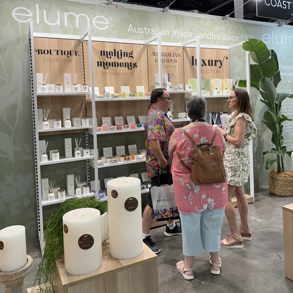 elume at reed gift fairs Aydney trade show February 2025
