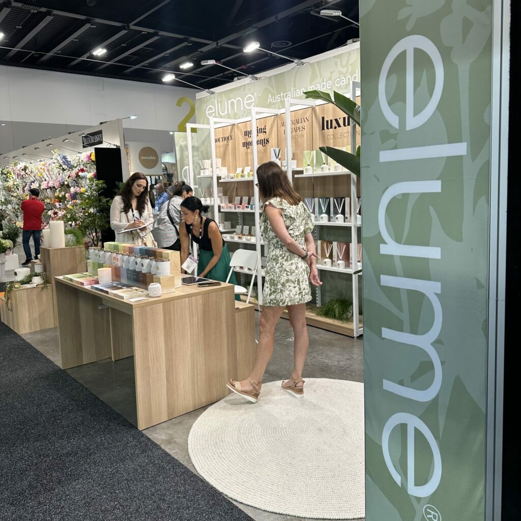 elume at reed gift fairs Aydney trade show February 2025