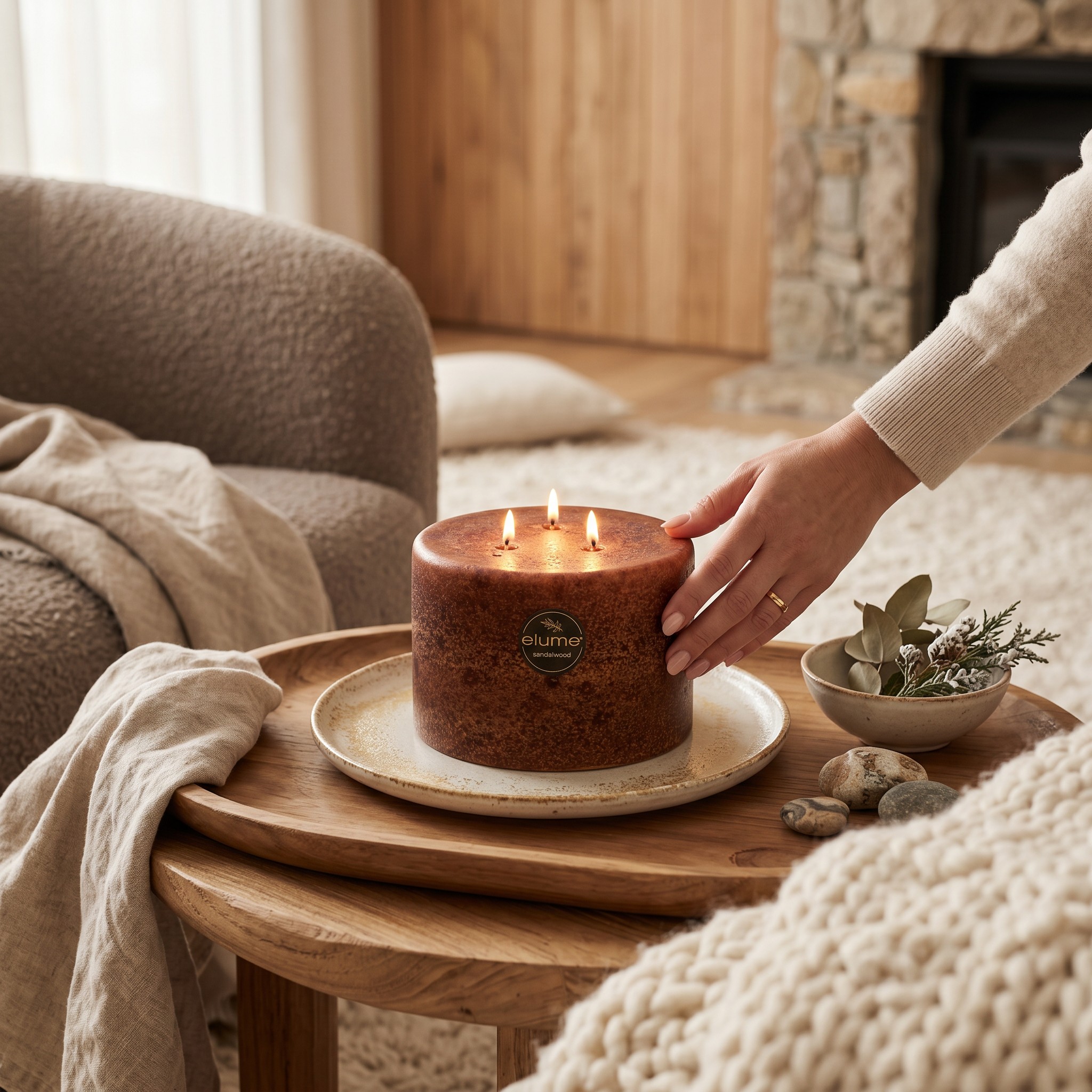 Sandalwood & Amber Three Wick - Image 5