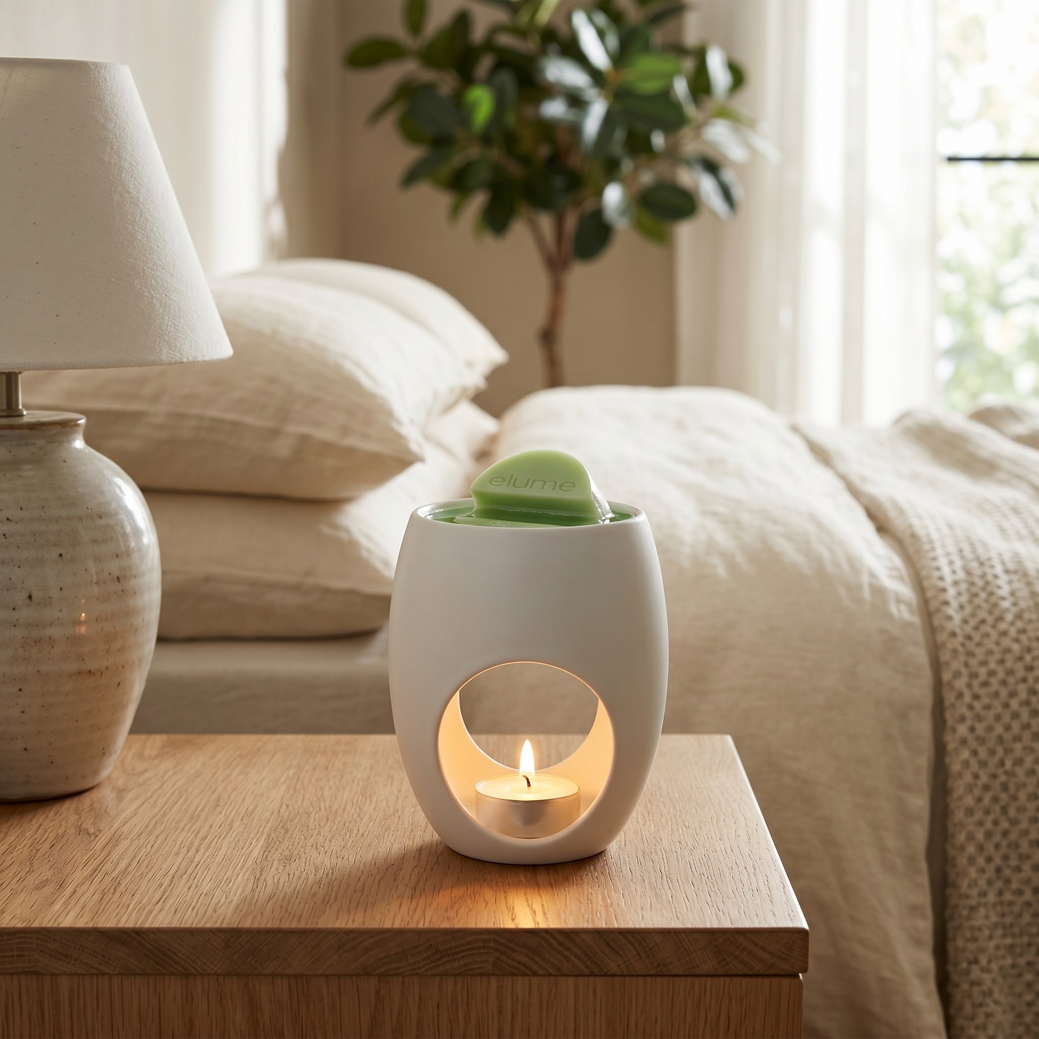 Oval White Oil Burner - Image 5
