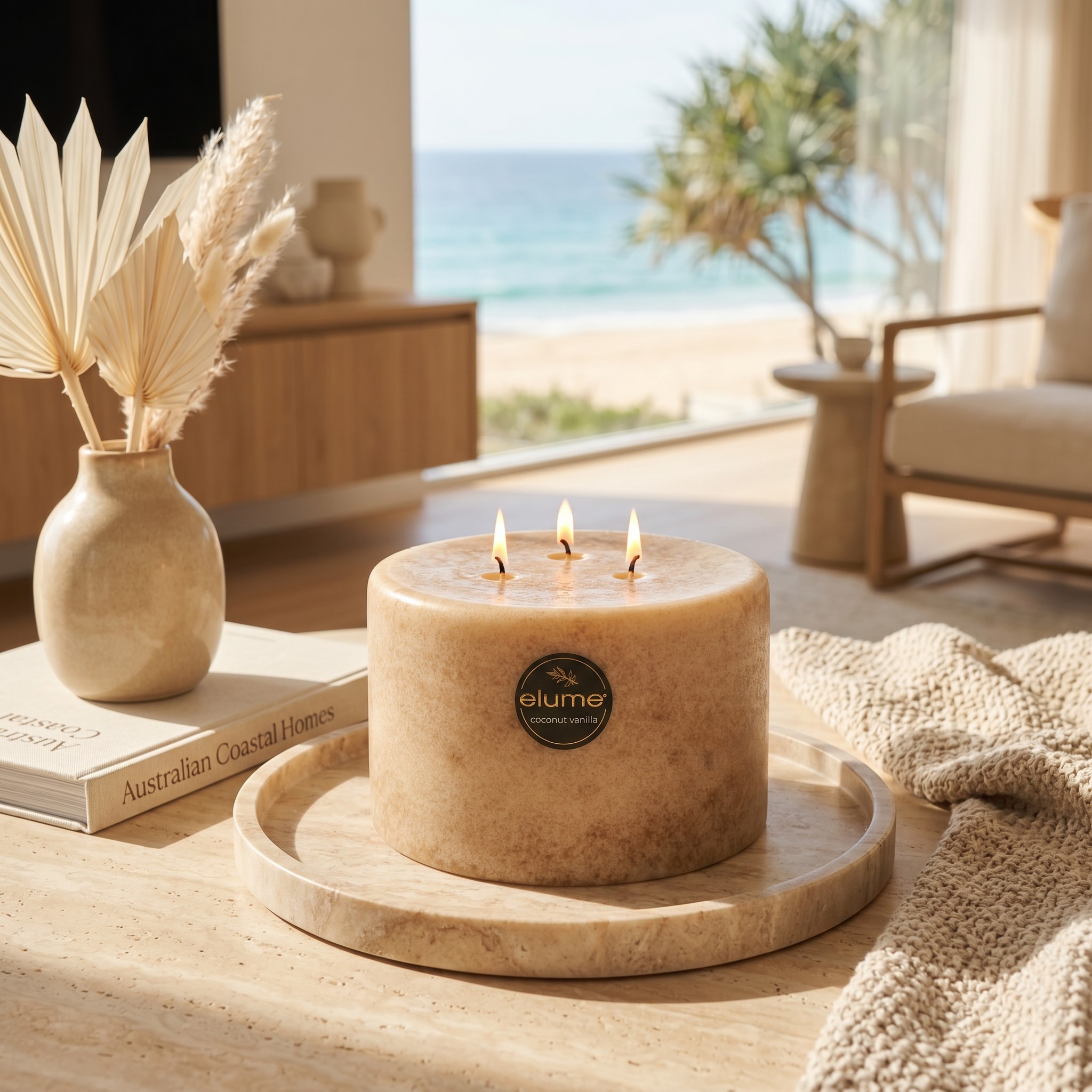 Coconut Vanilla Bean Three Wick - Image 2