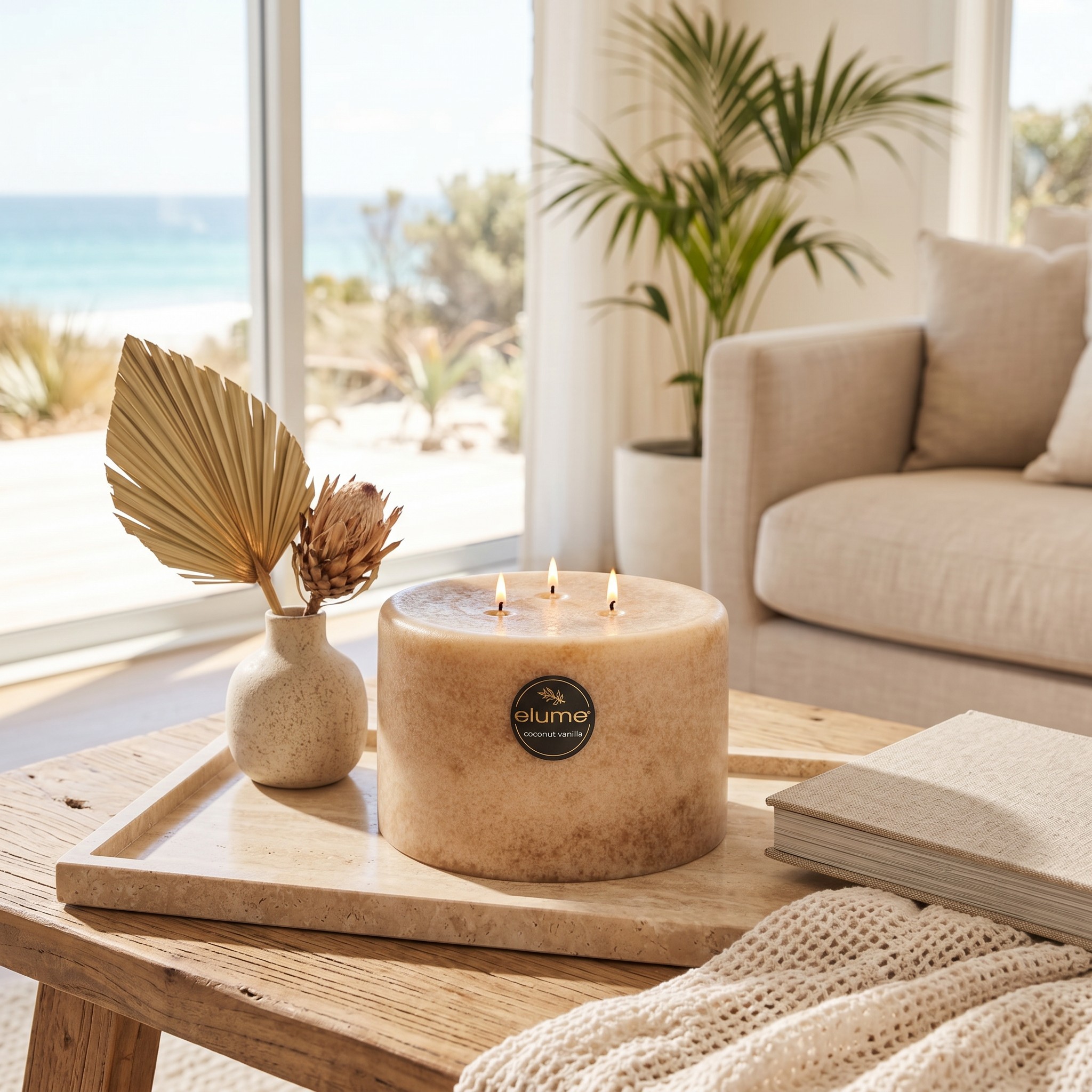 Coconut Vanilla Bean Three Wick - Image 3