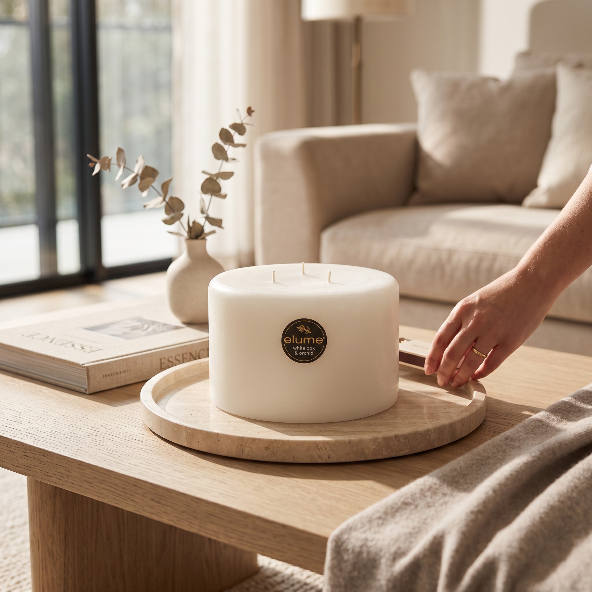 White Oak & Orchid Three Wick - Image 3