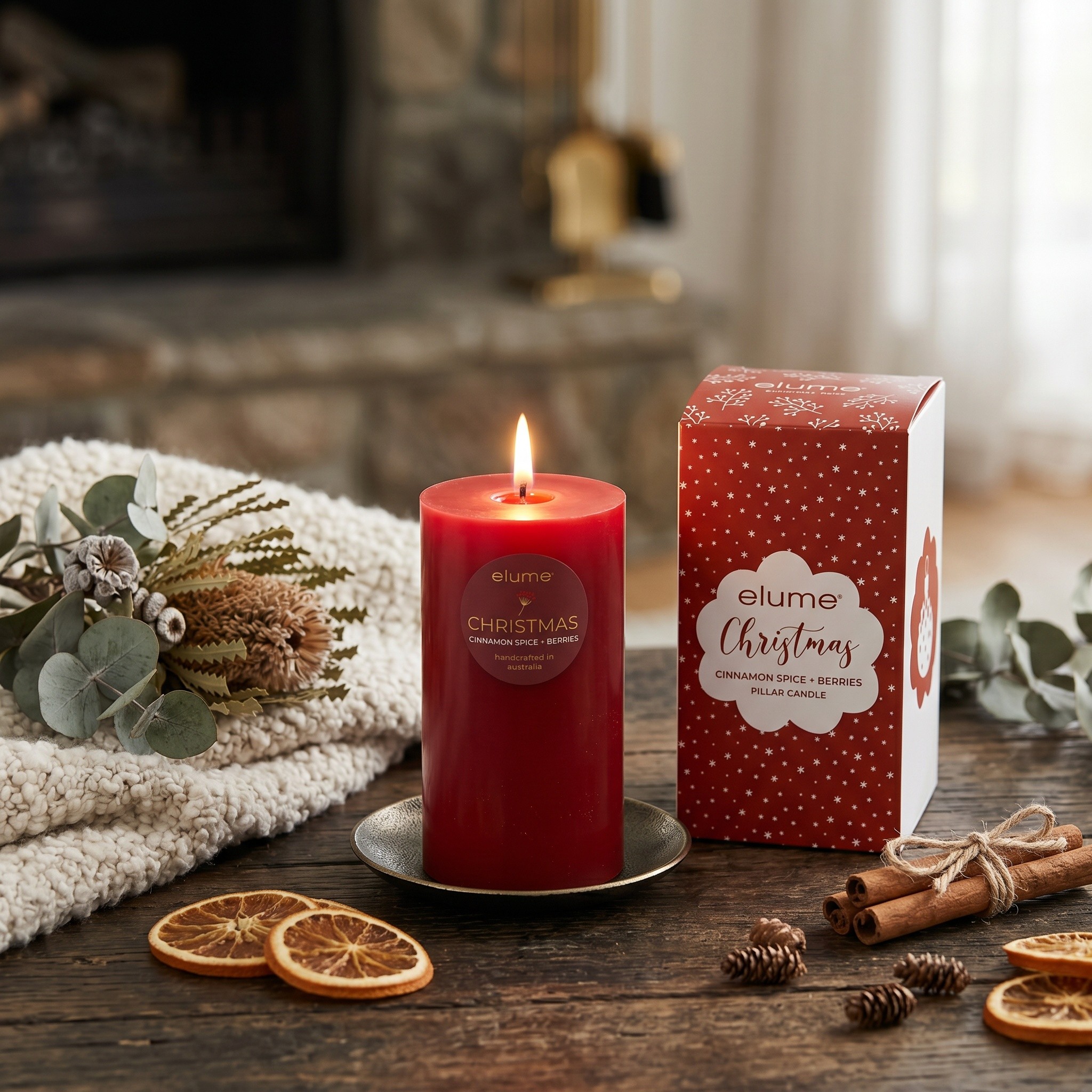 Pillar Cinnamon Spice & Berries 3x6 - Image 9