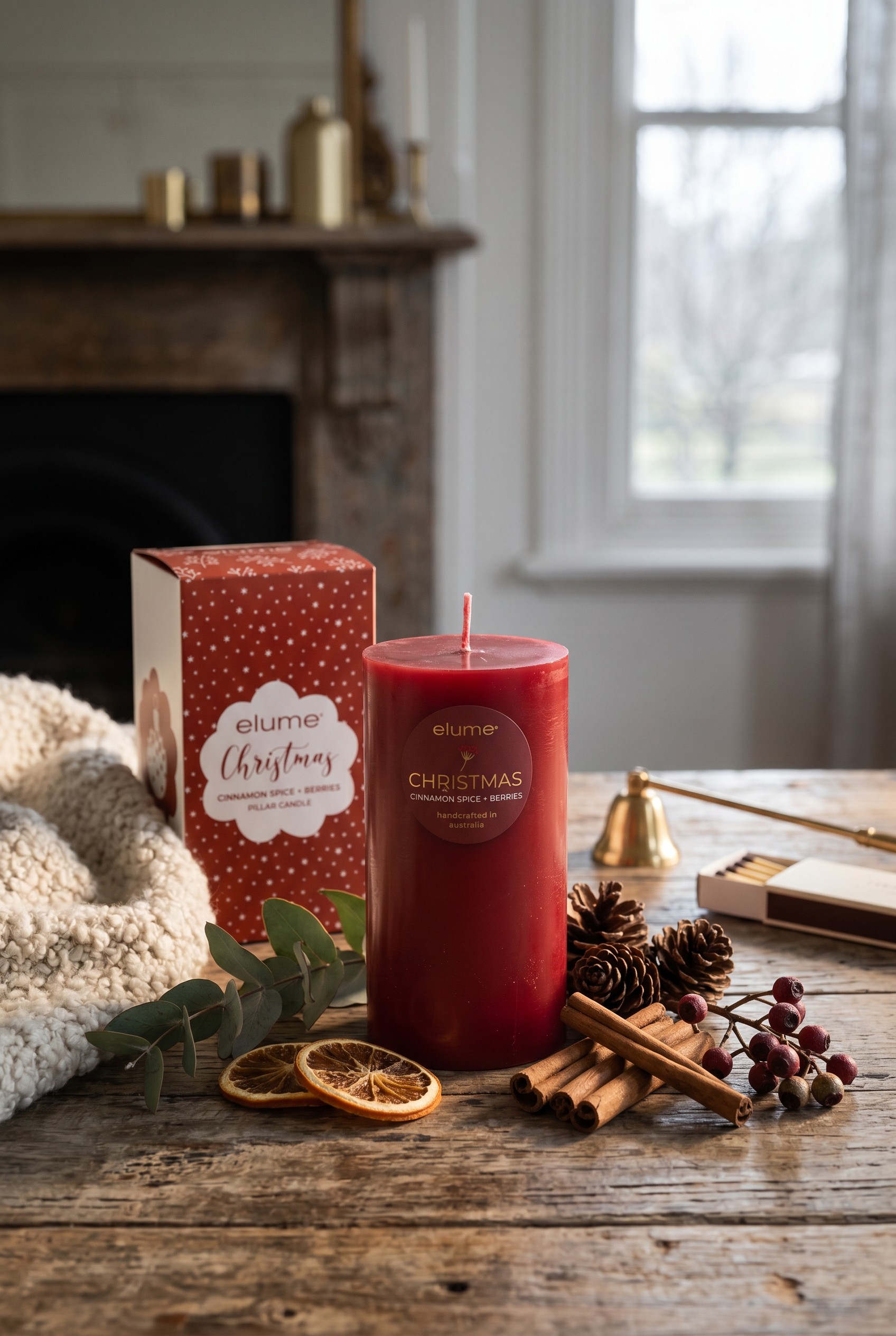 Pillar Cinnamon Spice & Berries 3x6 - Image 6
