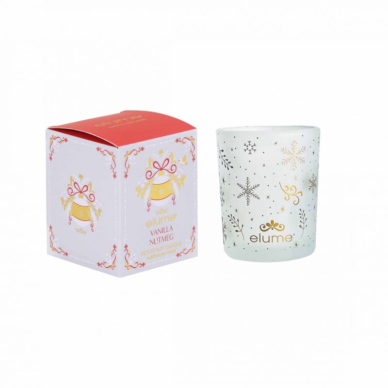 elume-christmas-petite-soy-candle-vanilla-nutmeg-side-view