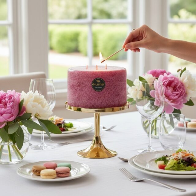 The centrepiece Mum will love🕯️

Rose Peony 🌹 like a freshly cut bouquet of delicate roses, perfect for Mother's Day.

#MothersDay #RosePeony #TableCentrepiece